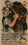 Wahlplakat mit Diffamierung als „rotes“ Ungeziefer (1930)