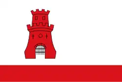Flagge des Ortes Rijnsburg