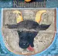 Stammwappen derer von Rindsmaul auf Festung Hohensalzburg, um 1500