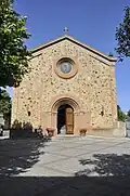 St. Barbara, Eingangsfassade