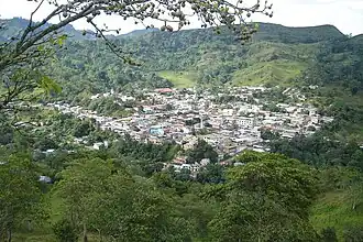Blick auf Rioblanco