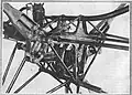 Detail des Antriebs der Tragflächen beim Schwingenflugzeug (1912)