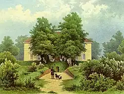 Rittergut Kawallen um 1860, Sammlung Alexander Duncker