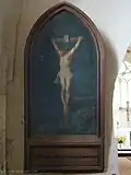 Jesusbild am Triumphbogen.