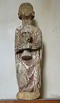 Holzfigur, 15. Jhd.