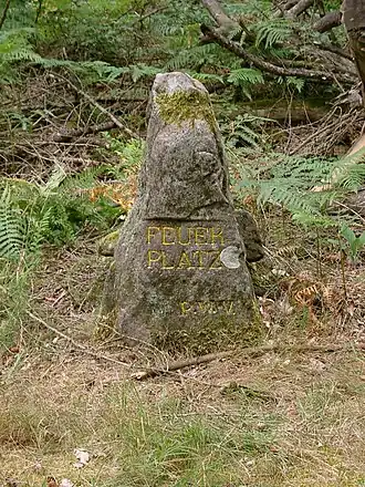 Ritterstein 76 an der Nordflanke