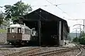 Die alte Fahrzeughalle im Jahr 2005