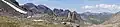 Blick vom Ritzenjoch nach SW bis NW ins Lareintal, im Hintergrund rechts Verwall