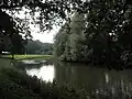 Die Hase in Meppen, kurz vor der Vereinigung mit dem Dortmund-Ems-Kanal