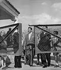 Besuch von Robert Taylor im Jahr 1957