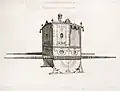 Entwurf einer Sänfte für Königin Charlotte 1775