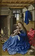 Jungfrau mit Kind, Umfeld von Robert Campin, National Gallery.