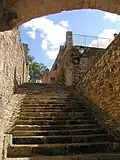 Steintreppe in der Altstadt