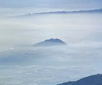 Rocca di Cavour vom Monte Cucetto aus gesehen