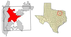 Lage von Rockwall in Texas