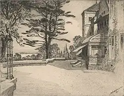 Rockwood Hall, mit Signatur, datiert 1911