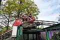 Wagen auf dem Lifthill