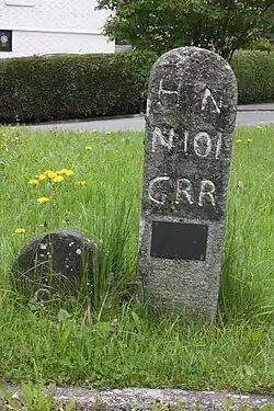Grenzstein zwischen dem Herzogtum Nassau und dem Königreich Preußen bei Rodenroth
