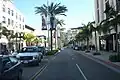 Straßenbild des Rodeo Drive