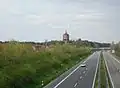B45 und Jüges­heimer Wasserturm