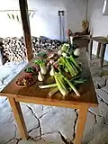 Rohkostauslagen im Haus des Lucius