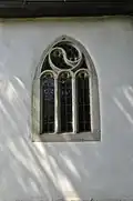 Chorfenster der Kirche