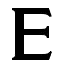 Lateinisches E (Antiqua)