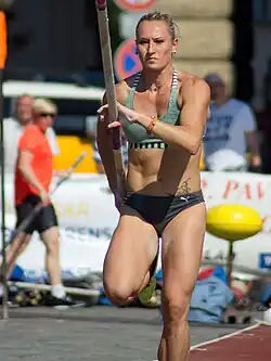 Romana Maláčová Rang vierzehn mit 4,10&nbsp;m