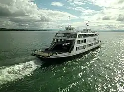 Die Romanshorn bei der Hafenausfahrt (2011)