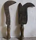 Typische bäuerliche Hiebmesser