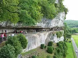 Roque Saint-Christophe - Felsenterrasse