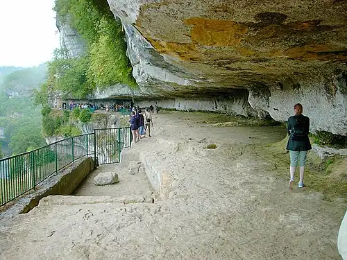 Roque Saint-Christophe - Felsenterrasse