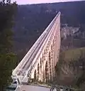 Aquädukt von Süden mit verrohrtem Kanal