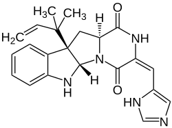 Strukturformel von Roquefortin C