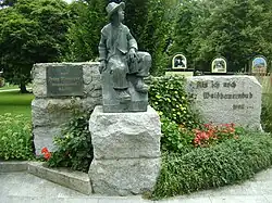 „Als ich noch der Waldbauernbub war&nbsp;…“ Rosegger-Denkmal in Krieglach