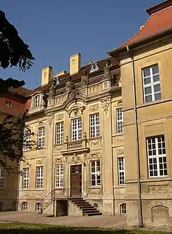 Portal des Roskower Barockschlosses