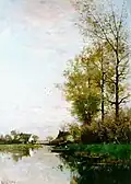 Sommerliche Flussansicht