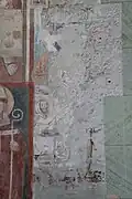 Reste von alten Malereien