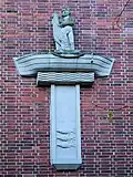 Relief Fischerjunge in Rostock