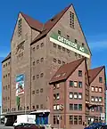 Speicher an der Warnow im Stadthafen von Rostock