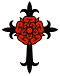 Kreuz mit Rose