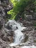 Bereich der beiden Seilbrücken