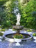 Welfenbrunnen vor dem Botenhaus in Rottenbuch