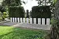 Britische Soldatengräber auf dem kommunalen Friedhof