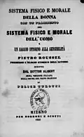 Système physique et moral de la femme, erste italienische Ausgabe, 1853