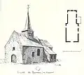 Kirche von Rouvroy nach Plänen von Joachim Malézieux (1869)