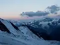 Blick vom Dom zum Matterhorn (ganz links)