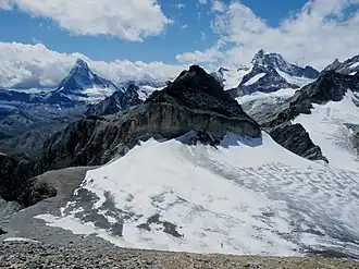Blick zum Platthorn vom Mettelhorn