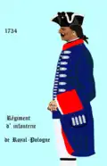 Rgt Royal Pologne 1734
