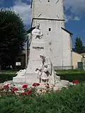 Franziska-Andrássy-Denkmal in Rosenau, Ostslowakei[5]